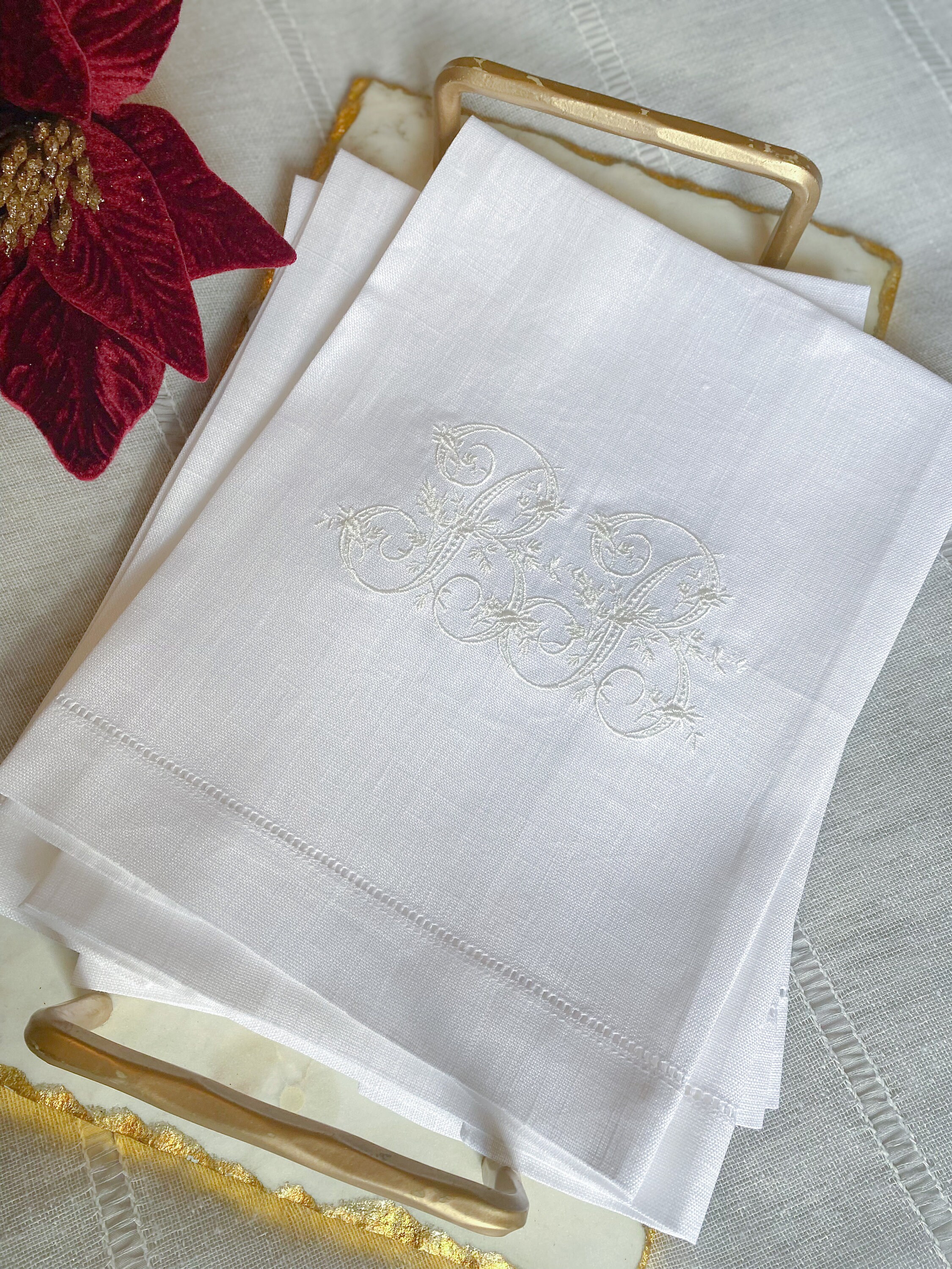 Vintage Linens With Monogram M - Etsy