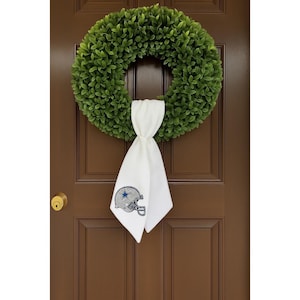 Dallas Cowboys Wreath Sash – Embroidered NFL Football Door Decor