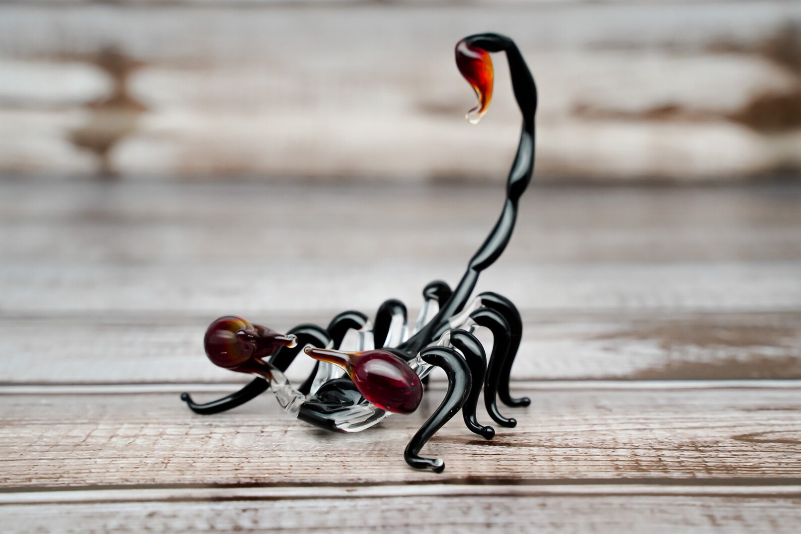 Blown Glass Scorpion Figurine / Animal Scorpion Glass Ornament Etsy