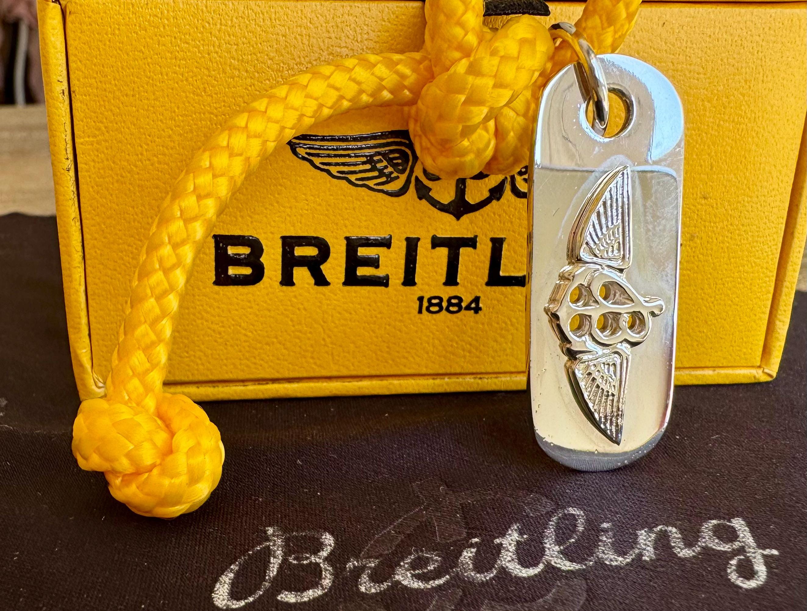 Breitling Keyring in Sterling Silver Polished Finish - Etsy