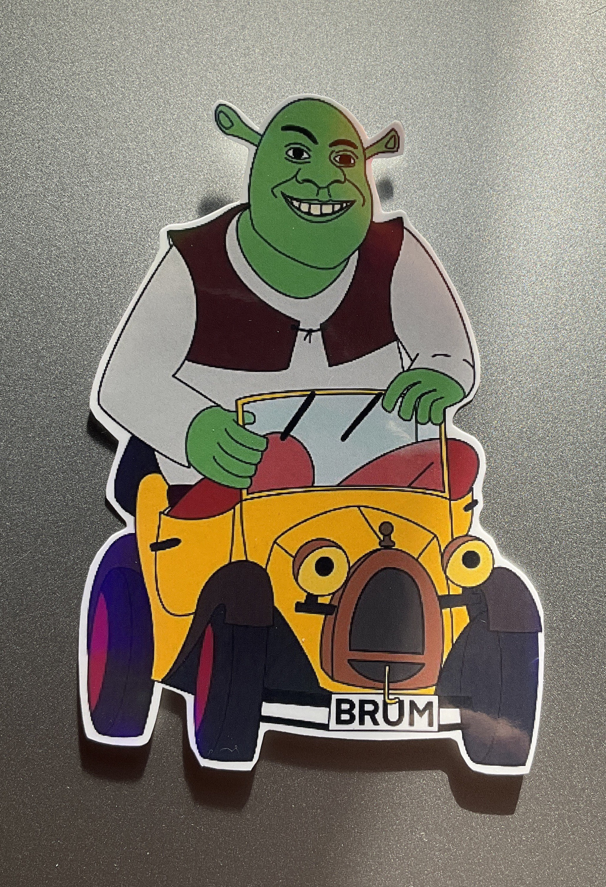 Shrek Meme Funny Vinyl Sticker - 3 Pack