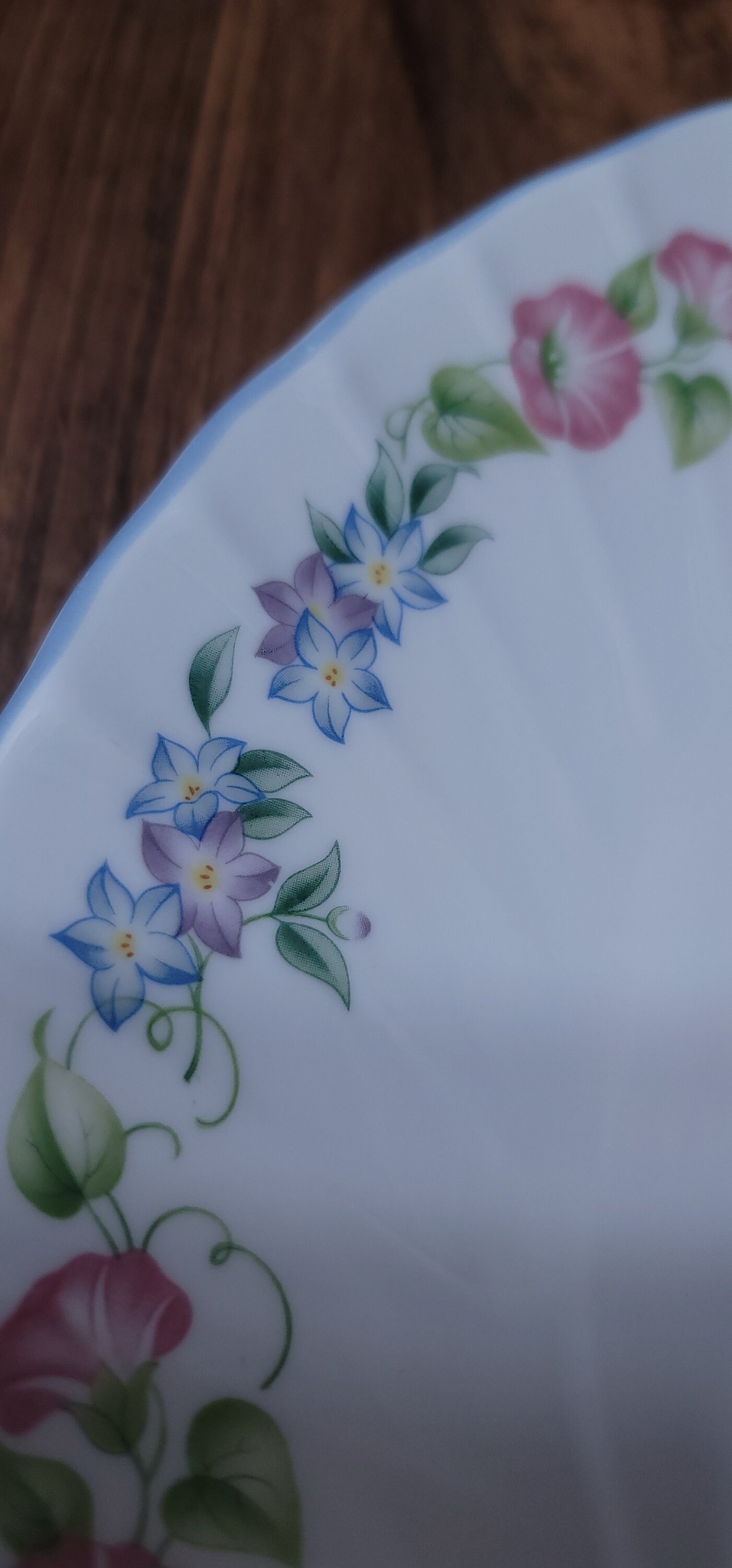VTG - Royal Worcester - English Garden (blue) - Fine Bone China