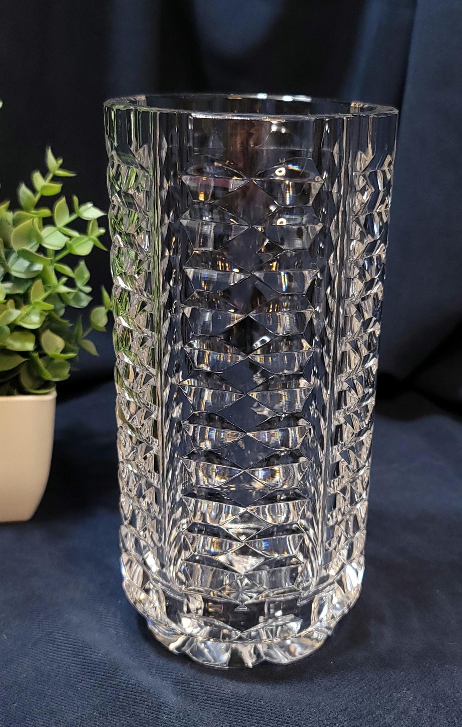 VTG - Waterford Crystal - Horisontal / Bow Tie Cut Crystal Vase