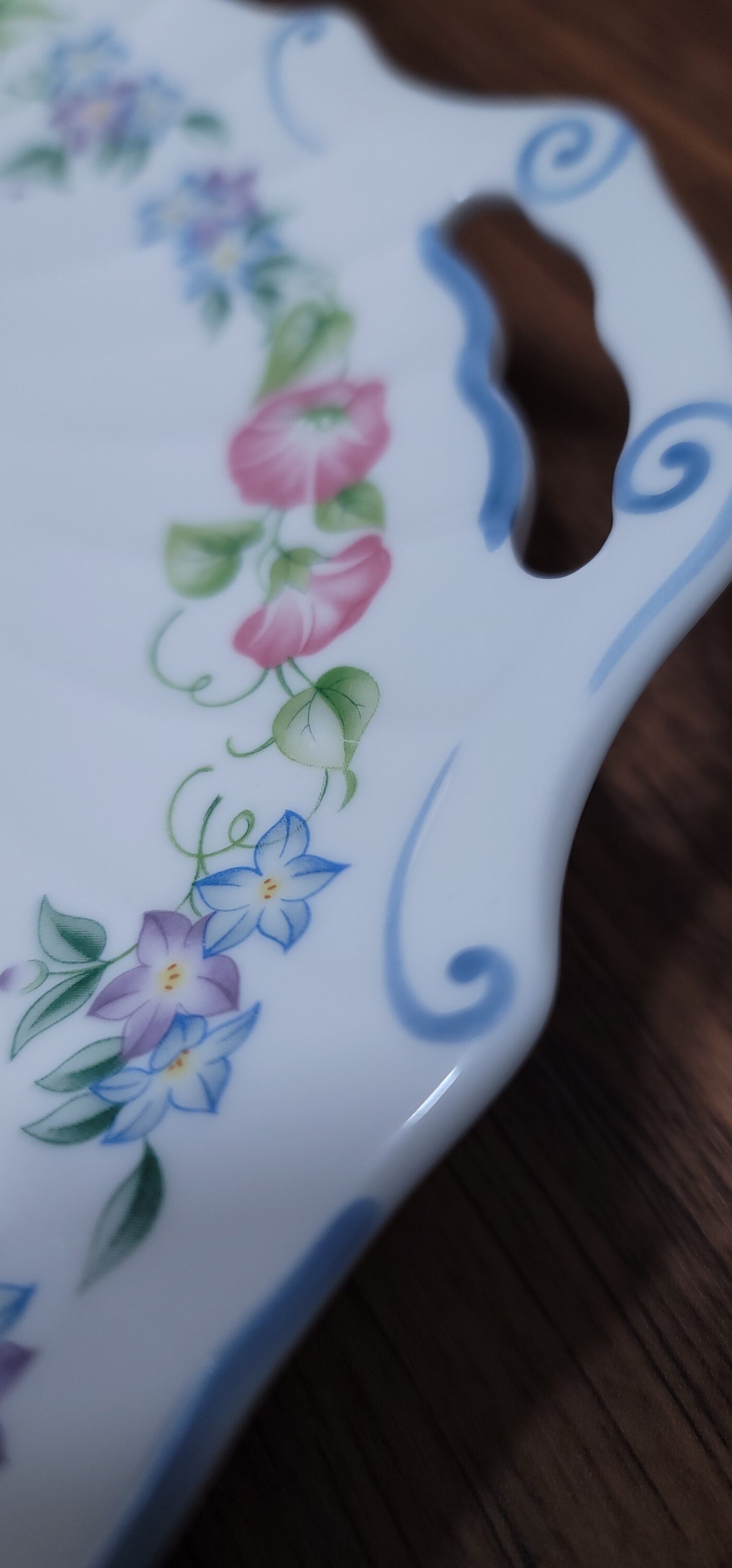 VTG - Royal Worcester - English Garden (blue) - Fine Bone China