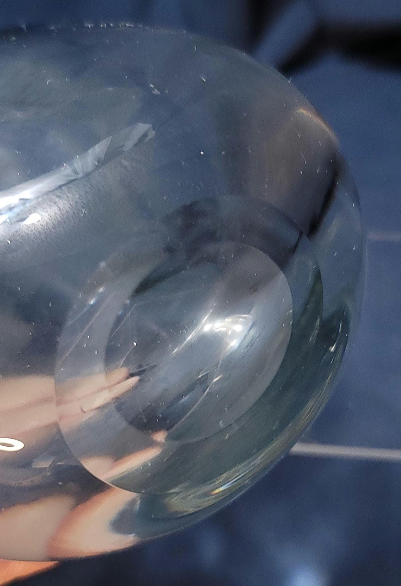 VTG - Kosta Boda - Sweden - Teardrop Vase With Etched