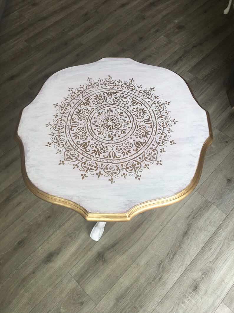Beautiful Bookcase Indian Bone Inlay Stencil Fusion ...