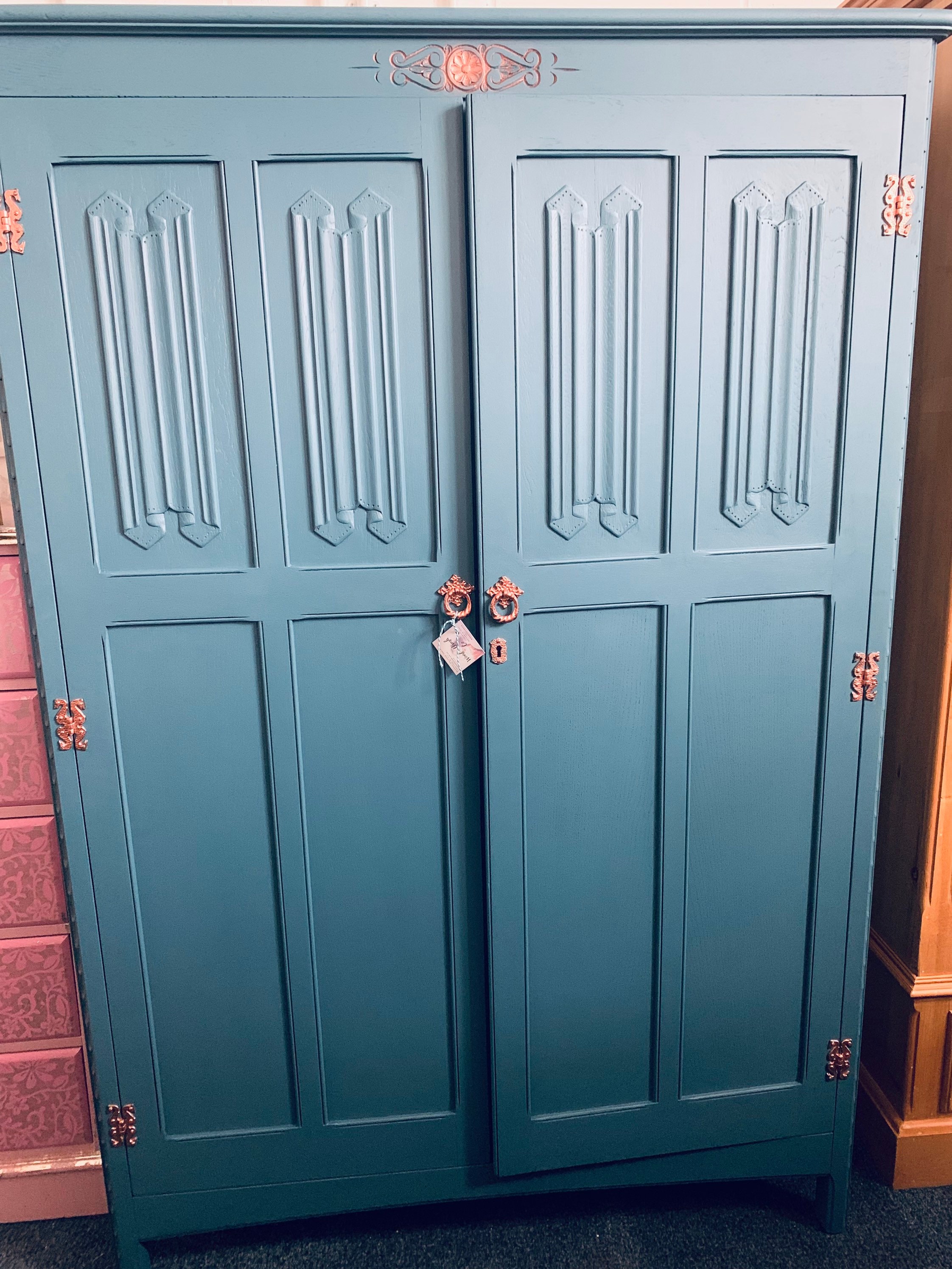 Painted wardrobes for sale discount