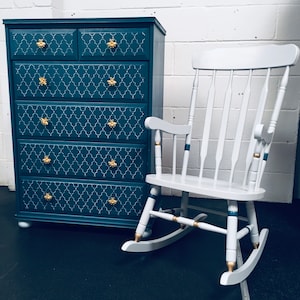 Rocking Chair Nursery Baby Painted Bespoke