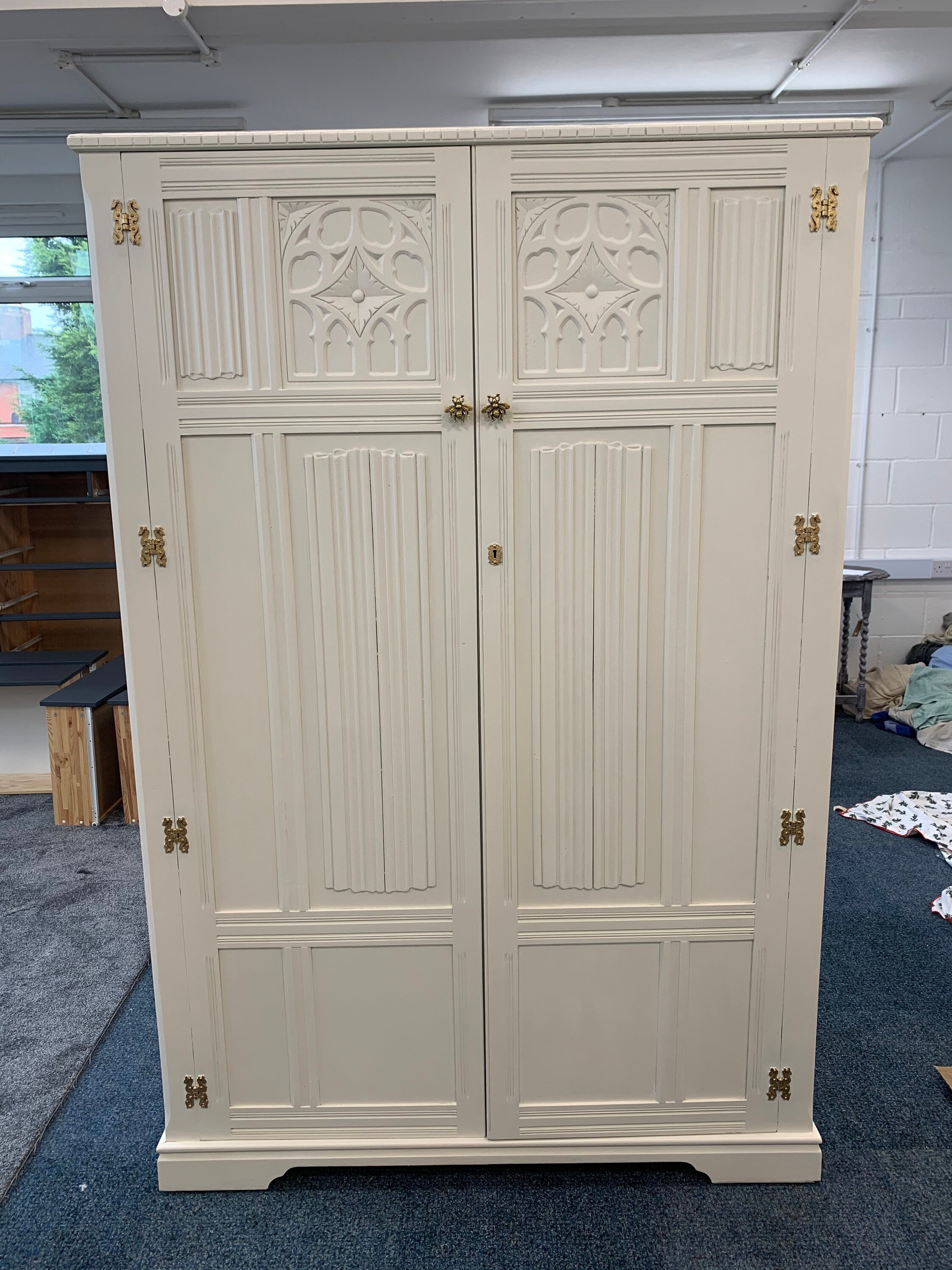 Elige tu color de pintura. Armario Vintage Doble Antiguo a | Etsy