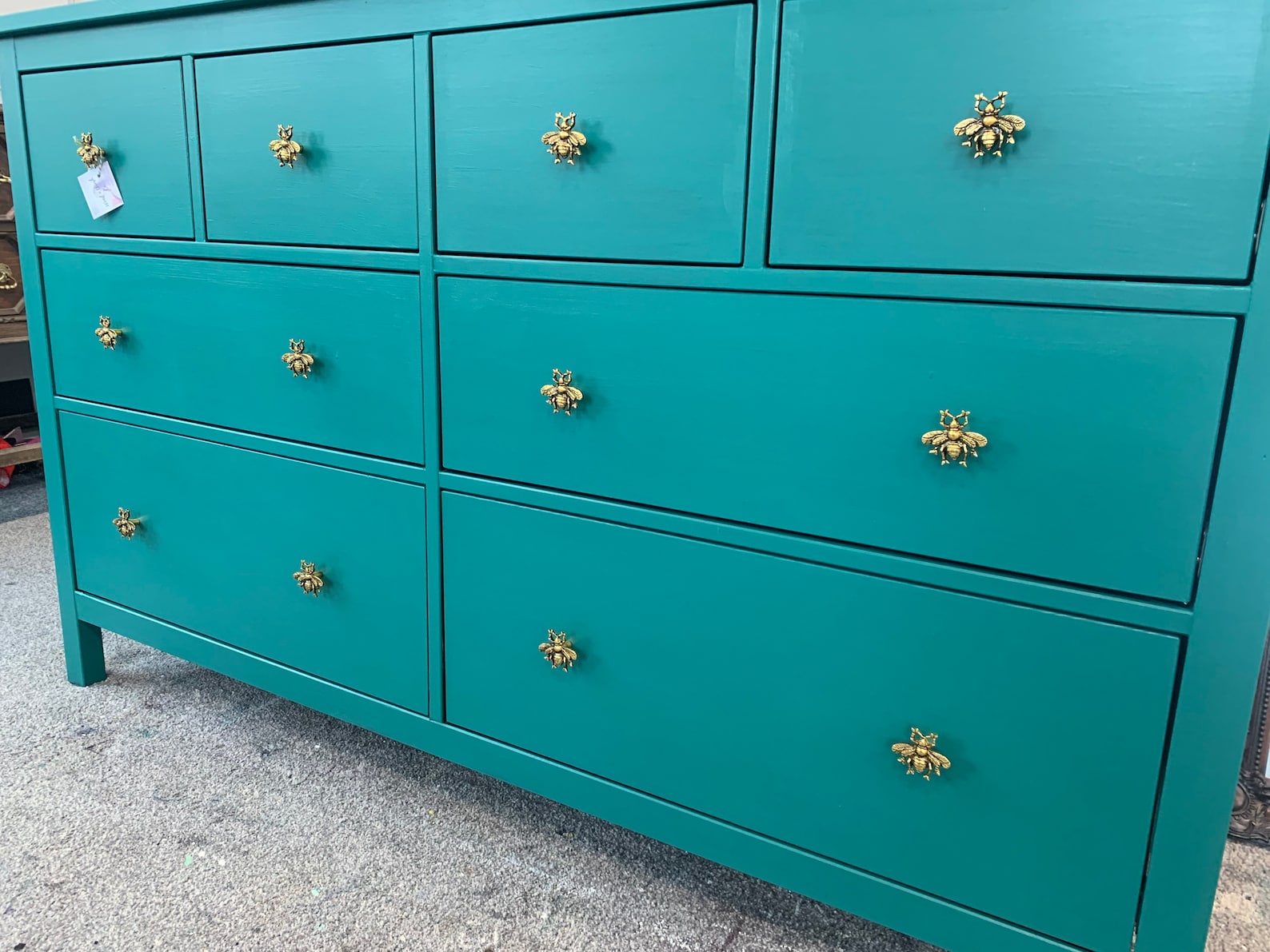 Large Chest of Drawers Painted Bespoke Stencilled Etsy UK