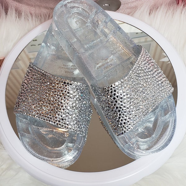 Clear Jelly Sandals Etsy