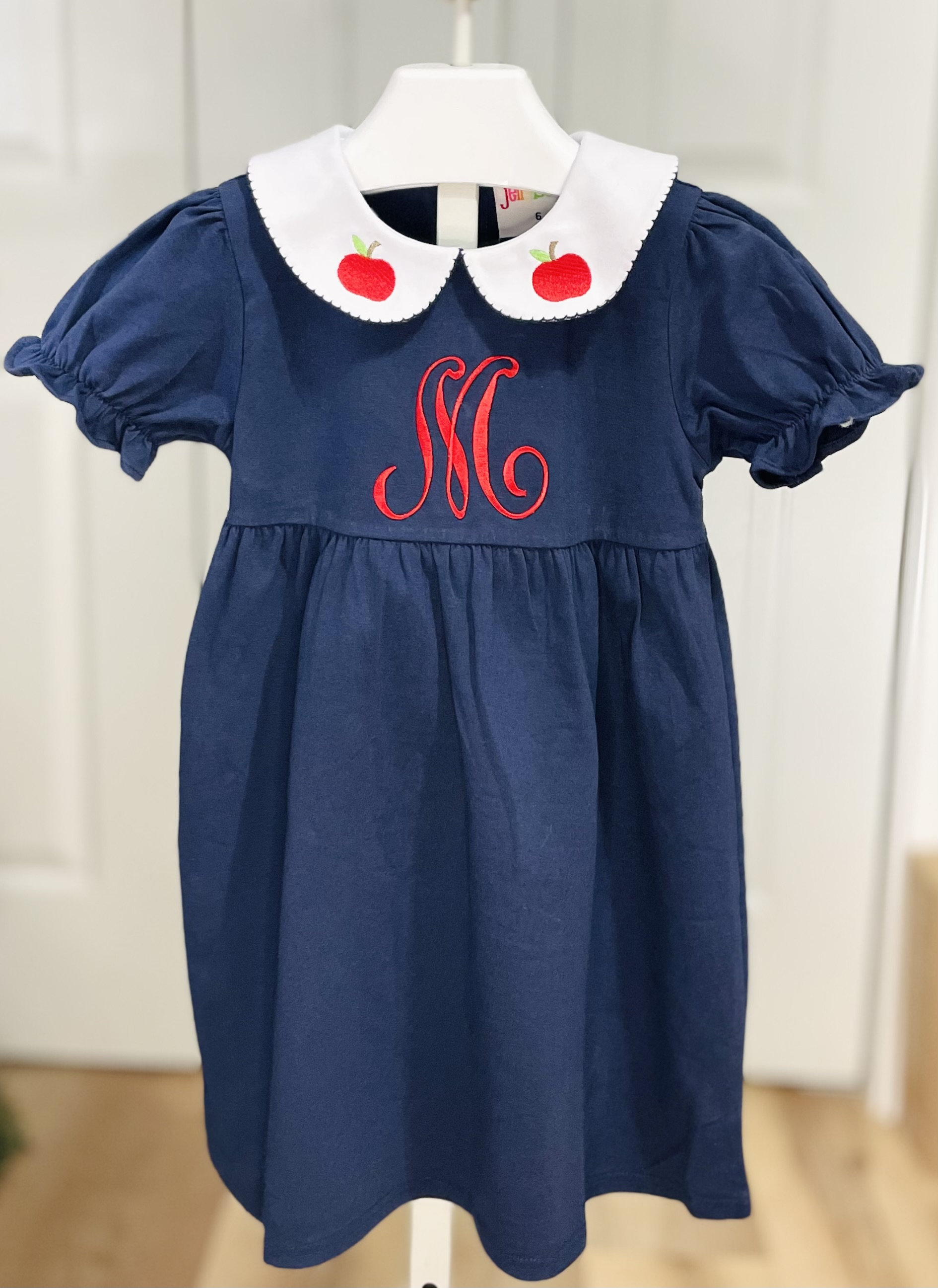 blue floral day dress STELLA MCCARTNEY GIRL FARM FLOWERS DRESS WITH COLLAR main image 0