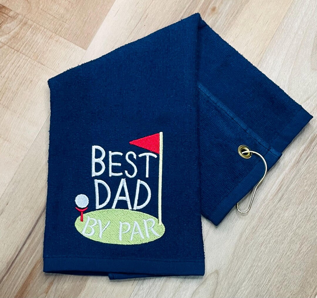 Best Dad By Par Golf Towel main image 1