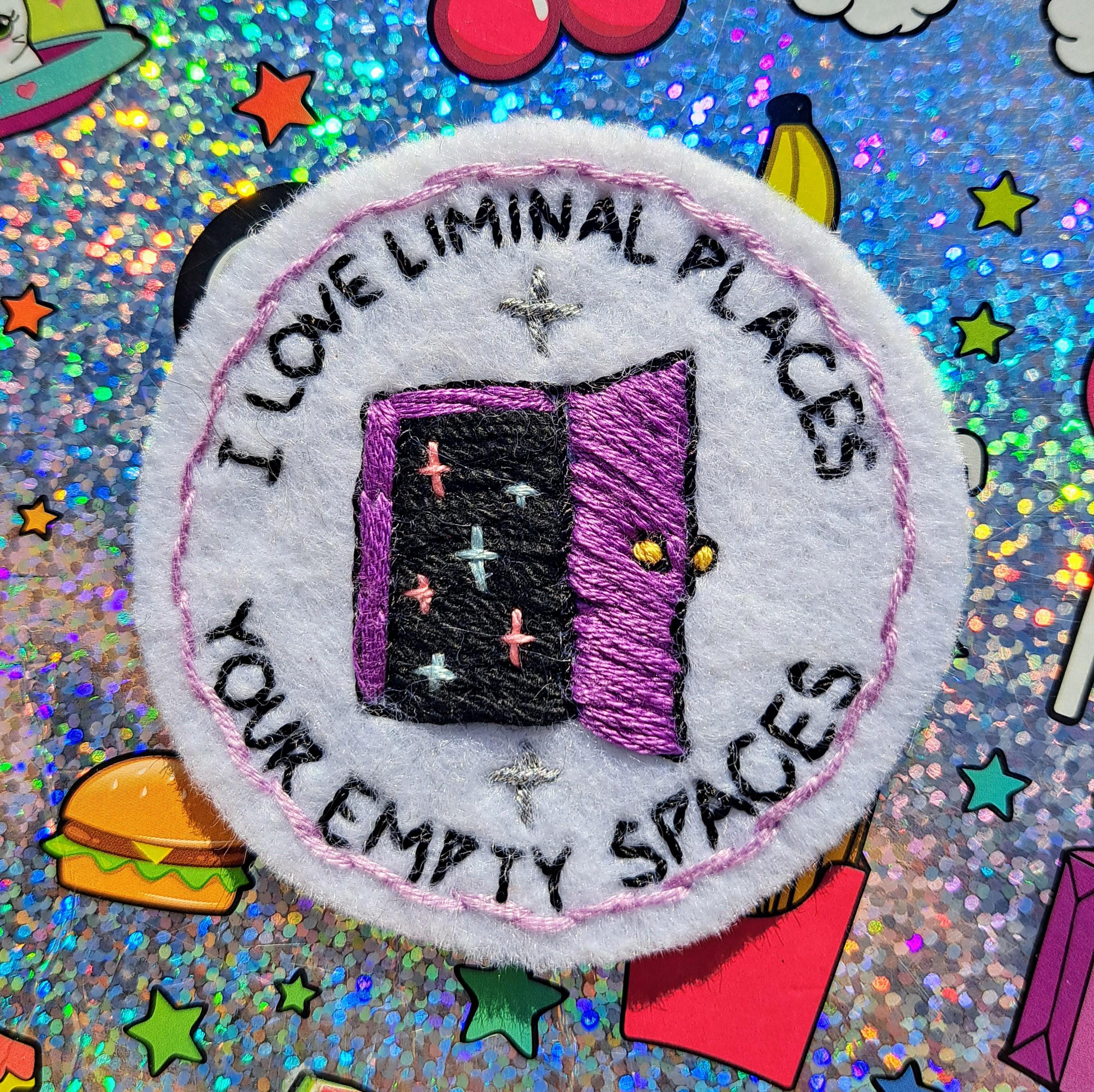 Liminal Space Purple Doorway 