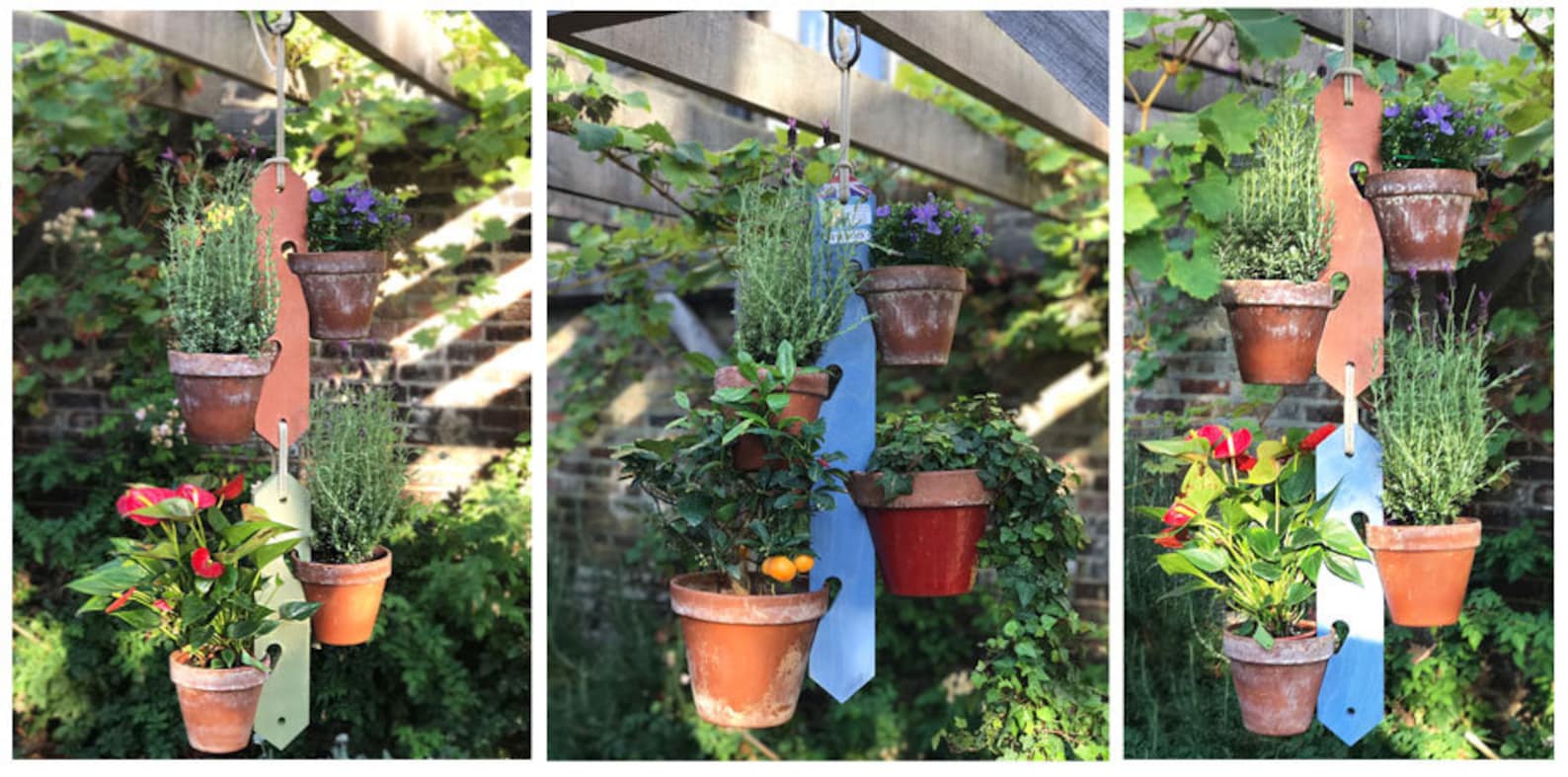 Potnotch Wooden Plant Pot Hanger Etsy UK