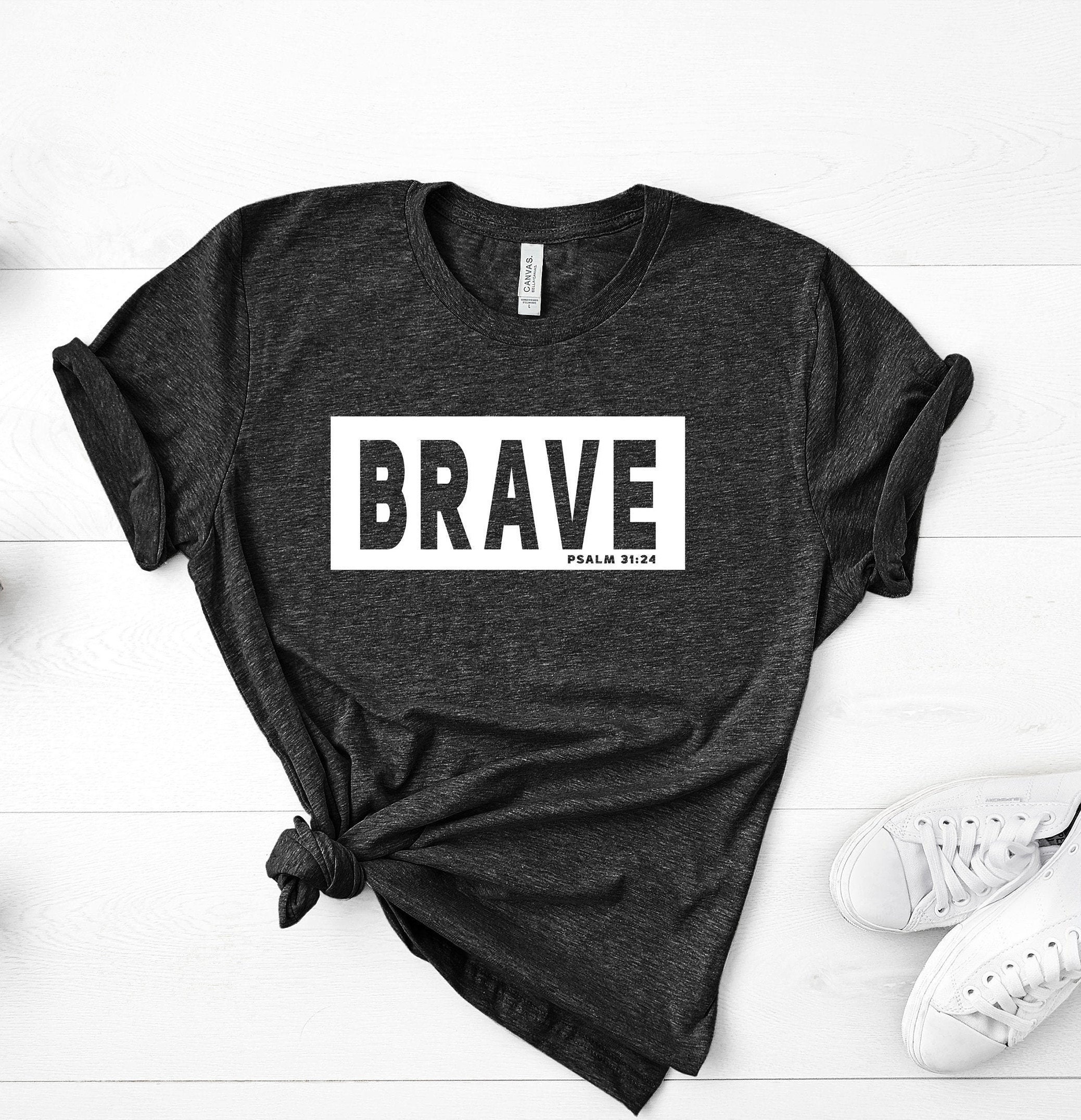 Brave Christian T-Shirt | Etsy