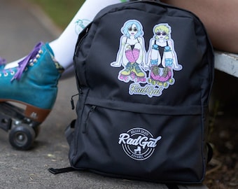 Roller Skate Backpack, Roller Skate Accessory, Black Backpack, Roller Skate Bag, Sports Bag, Skates Bag, Sports Backpack, Water Resistant