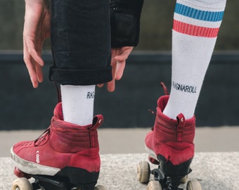 Ragnaroll Pro Skate Socks, Roller Skate Socks, Padded Sports Socks, Quad Skate Accessory, Retro Socks, High Skate Socks, Roller Skate Gift