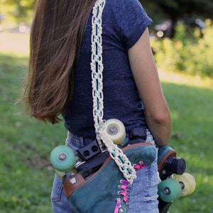 Roller Skate Leash, Strap For Quad Skates, Carrying Strap, Roller Skate Noose, Roller Skate Accessories, Colorful Skate Leash, Macrame Strap