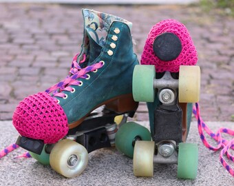 Protège-orteils pour patins à roulettes, Protège-orteils, Couvre-orteils pour patins à roulettes, Protège-orteils fuchsia, Embouts roses, Accessoires patins à roulettes, Protège-orteils au crochet