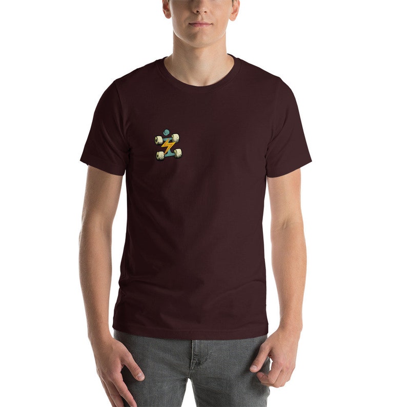 Skate T-Shirt with Back Graphic, Roller Skate Tee, 70s Style Graphic Tee, Loose Fit Cotton T-shirt, Skate Tee, Unisex T-Shirt image 4