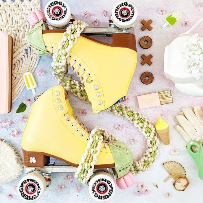 Skate Leash Roller Skate Accessories Handmade Roller Skate Etsy