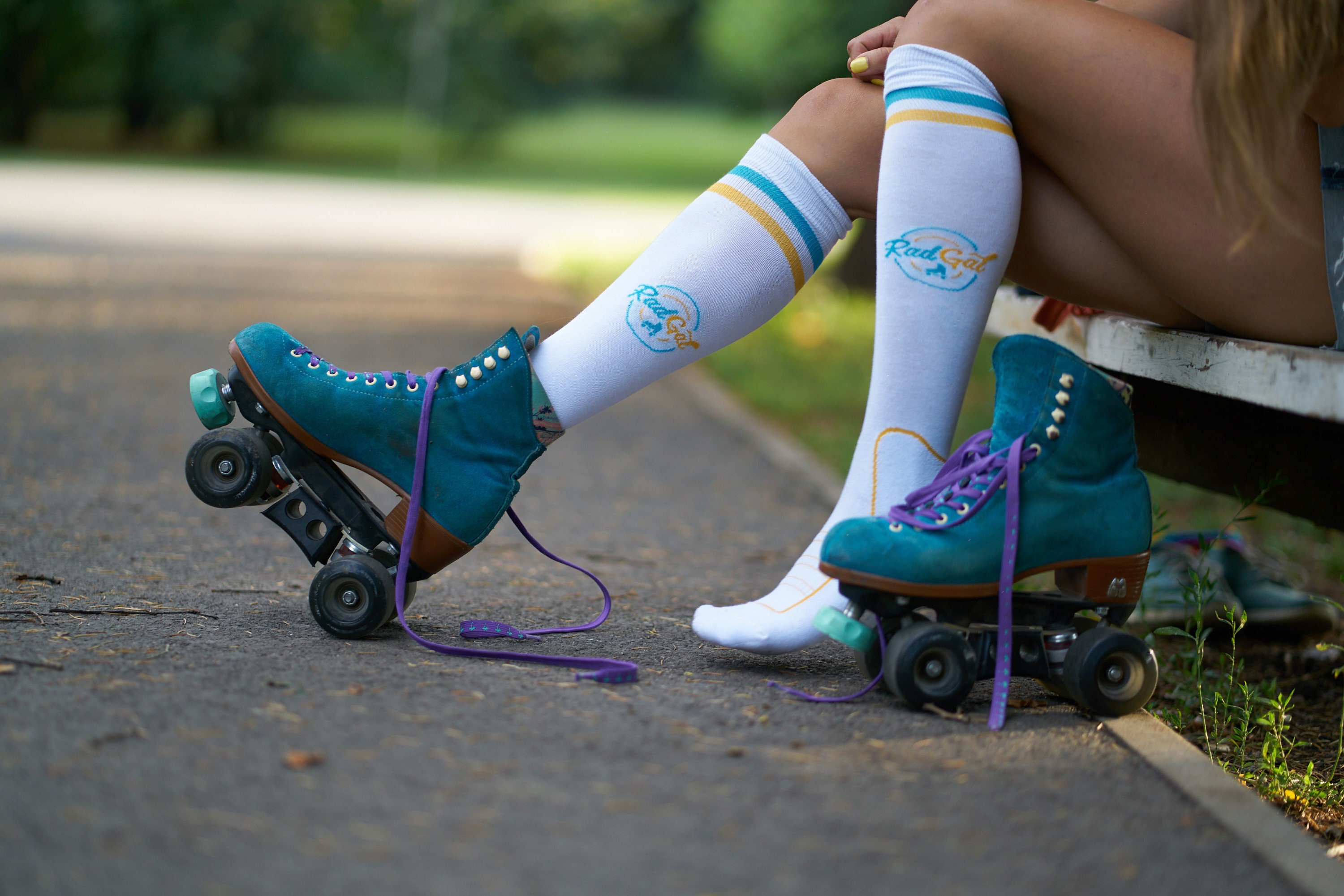 Skate Socks Roller Skate Accessories Knee High Socks Roller 