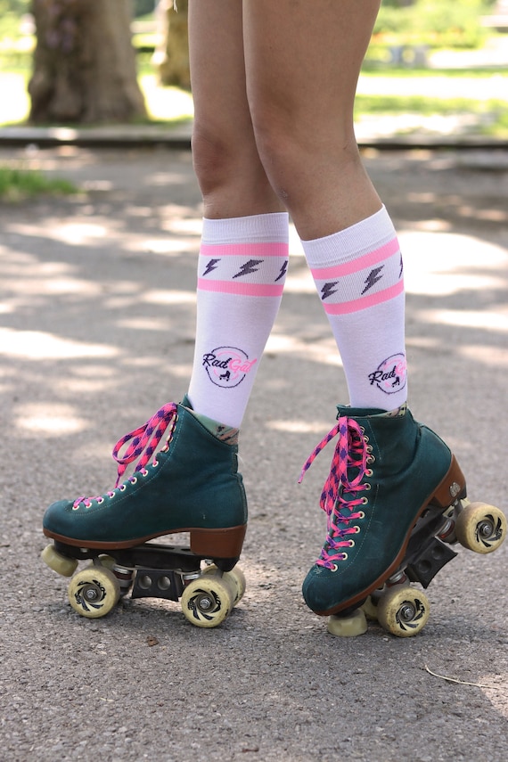 Socks for Roller Skating 70s Style Socks High Socks - Etsy New Zealand