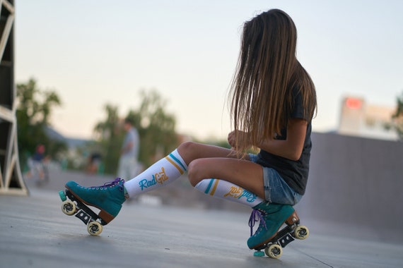 fotografie Getalenteerd Christus Skate sokken knie hoge sokken roller skate kleding - Etsy Nederland