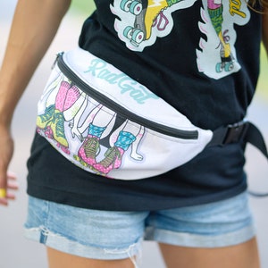 Baphomet Hail Skatin' Roller Skate Fanny Pack
