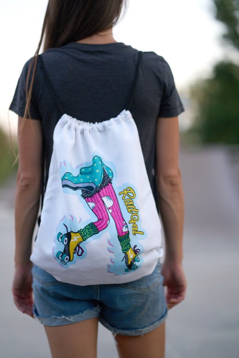 Drawstring Ruller Bag Roller Skate Drawstring Bag, Drawstring Backpack, Roller Skate Bag ...