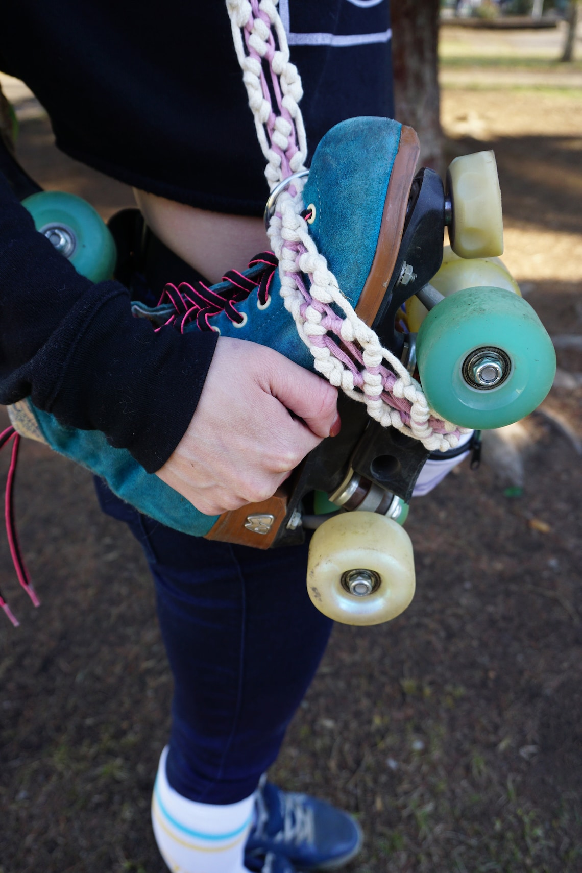 Strap For Carrying Roller Skates Skate Leash Skate Noose Etsy