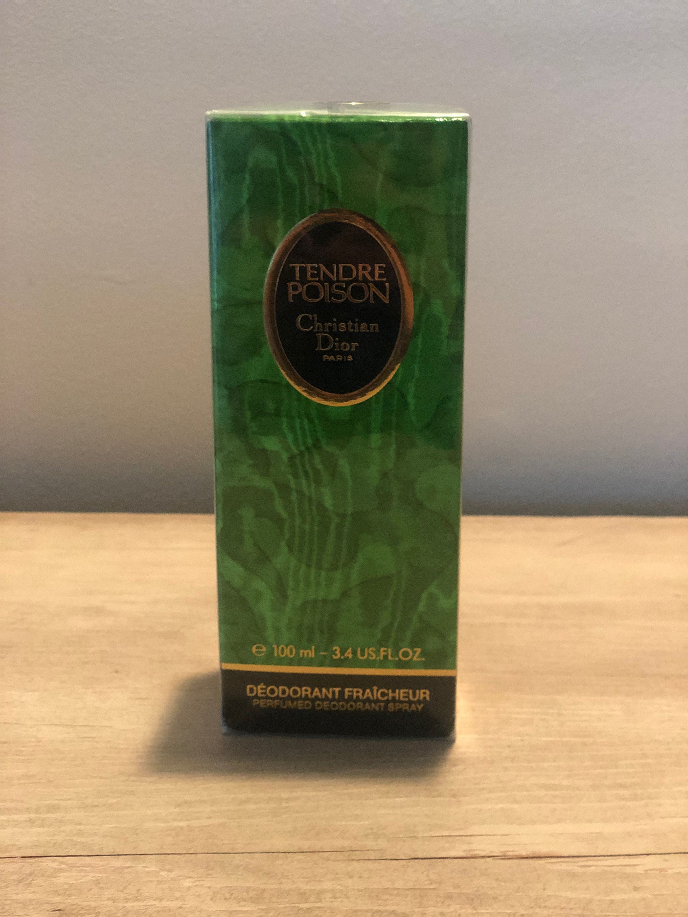 ad  - Vintage Christian Dior TENDRE POISON Eau De Toilette