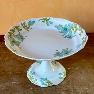 Limoges Alfred Lanternier antique cake stand Splendid Art Nouveau cake stand from the early 1900s