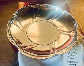 Silver vintage bowl beautiful vintage silver bowl with vintage guarantee certificate from the 90s never used with original box