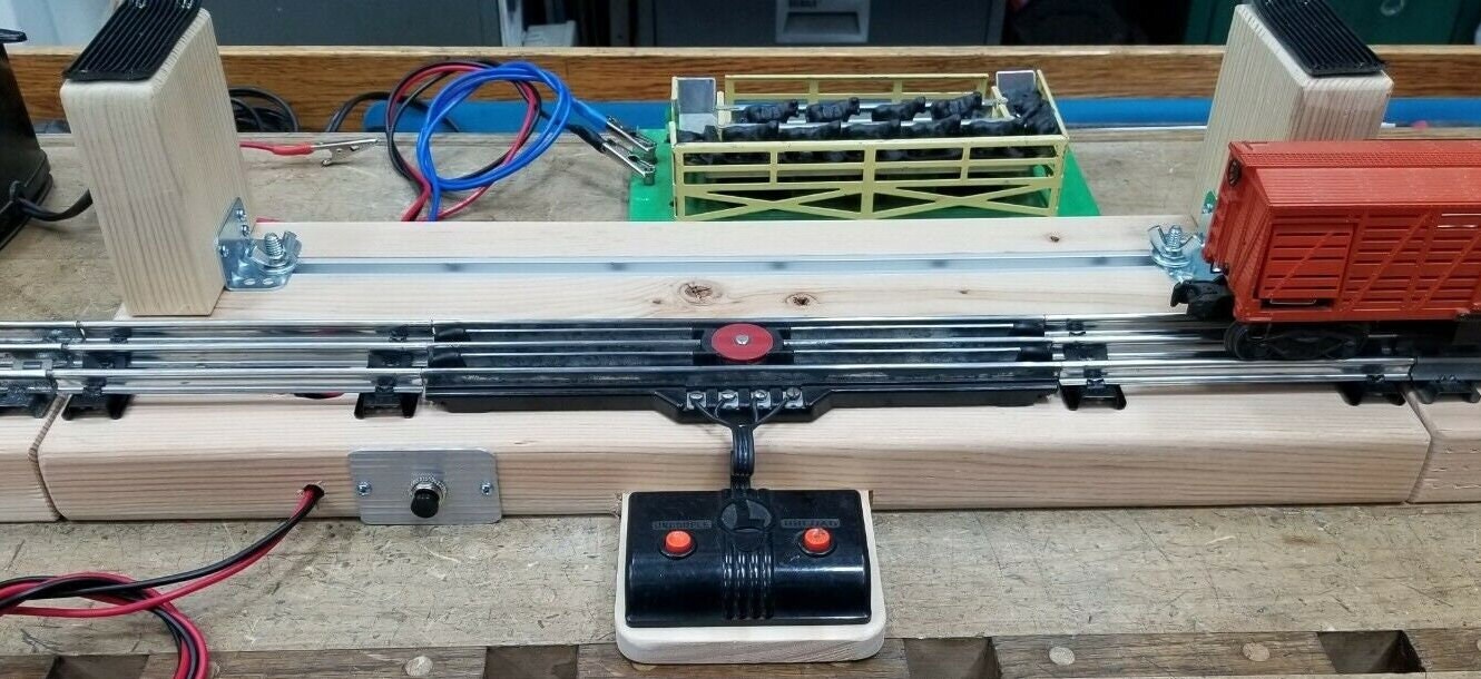 FULL O Gauge 525 Sold LIONEL Trains Deluxe Test Stand 3'6 in Length UCS Track Engines Etsy