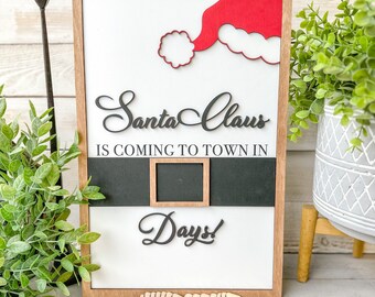 Christmas countdown, Christmas countdown Calander, Santa Claus countdown, Christmas gift, kids Christmas countdown, Holiday countdown.