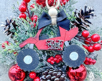 Christmas ATV ornament, ATV lover, keepsake gift for him, gift for her.