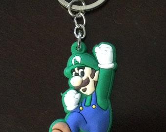 Details about   Super Mario Bros Luigi Mario Keychain Key Ring Pendant Key Chains Jewelry Gift