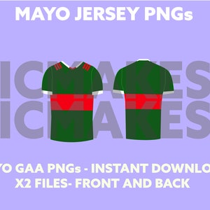 Mayo jersey png GAA Grafschaft Shirt sofortiger Download PNG