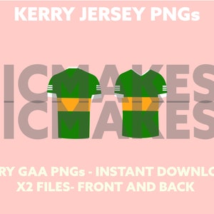 Kerry jersey png GAA County camisa download instantâneo PNG
