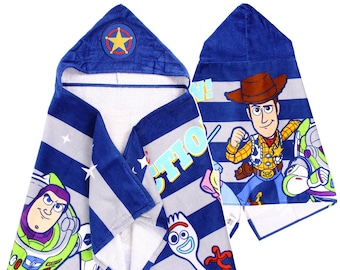 Personalized Embroidered Hooded Towel - Toy Story