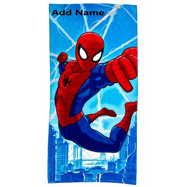 Personalized Pool / Beach Towel - Marvel Spiderman