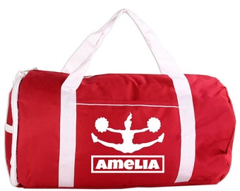 Cheerleading Sport/Gym Roll Duffel Bag Personalized with Name, Team Name, Slogan, Studio or text of your choice