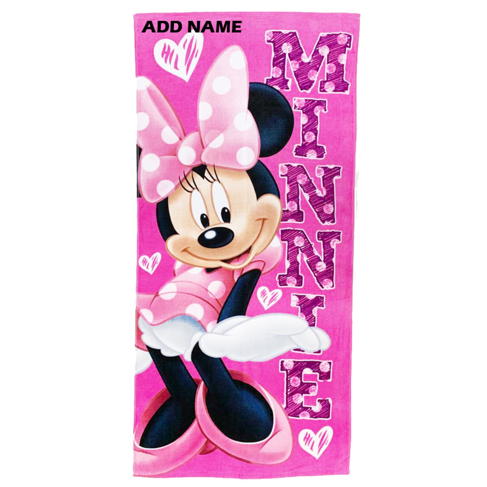 Personalized Disney Pool / Beach Towel Minnie Mouse Etsy