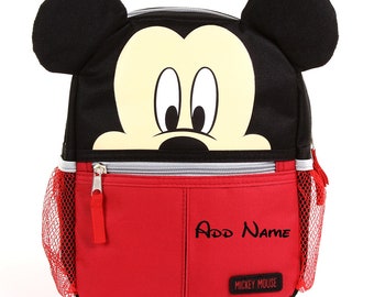 Mini mochila personalizada Disney Mickey Mouse de 10 pulgadas con arnés