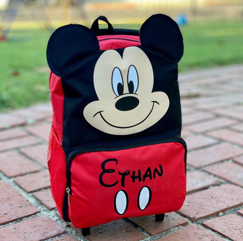 mickey mouse backpack personalized