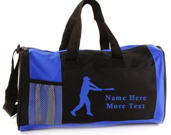 Personalized Sports Duffel Bag - Baseball