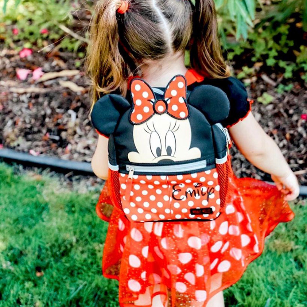 Personalized Minnie Mouse 10 Inch Mini Backpack With Harness Etsy