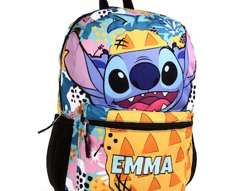 Personalized Embroidered Disney Stitch 16 Inch  Backpack